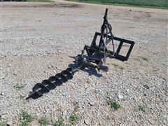 Post Hole Auger Skid Steer Attachment 