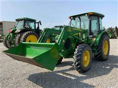 2011 John Deere 5095M MFWD Tractor W/Loader 