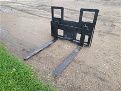 Kit Container Pallet Fork Skid Steer Attachment 