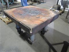 Shop Built Portable Welding Table 