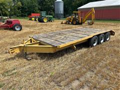 2002 Assembled Tri/A Flatbed Trailer 