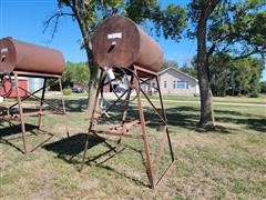 300 Gal Fuel Barrel & Stand 