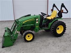 2007 John Deere 2520 MFWD Compact Utility Tractor W/Loader 