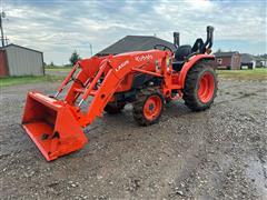 2021 Kubota L3301 MFWD Compact Utility Tractor W/Loader 