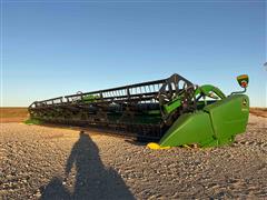 2012 John Deere 640FD Hydraflex Flex Draper Header 