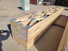 Manufactured Wooden Floor Trusses 