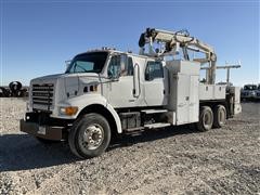 2004 Sterling LT7500 T/A Crew Cab Service Truck W/National N65A Knuckleboom 