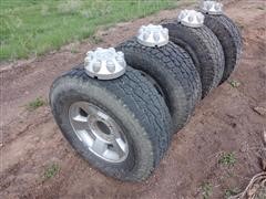 Toyo A/T Open Country 265/70R17 Tires W/Rims & Hubcaps 