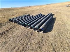 ADS Black Plastic Corrugated Pipe 