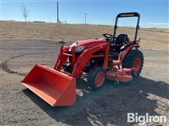 2014 Kubota B2650HSD Compact Utility Tractor W/Loader 