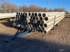 8" Plastic Irrigation Pipe And Trailer 