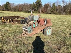 Lincoln Lincwelder Trailer Mounted Welder W/Sears Alternator 