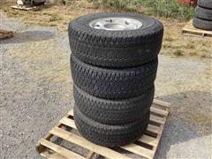 Kumho Road Venture AT51 265/75R16 Tires & Rims 