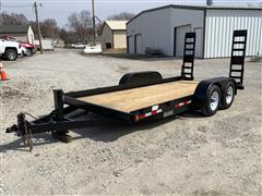 2018 Ullhaull 1622P 16’ T/A Flatbed Trailer 