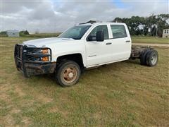 2015 Chevrolet 3500HD 4x4 Crew Cab & Chassis Pickup 