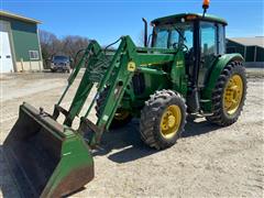 2006 John Deere 6415 MFWD Tractor W/Loader 