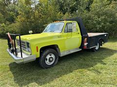 1980 Chevrolet Custom Deluxe 30 4x4 Flatbed Dually Pickup 