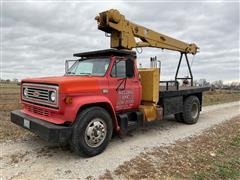 1984 Chevrolet C70 S/A Flatbed Boom Truck 