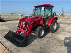 2023 Mahindra 2660 HST CAB Compact Utility Tractor W/Loader 