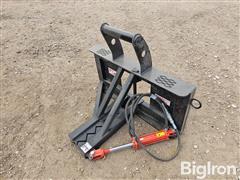 2024 Industrias America Easy Man H Post Post/Tree Puller Skid Steer Attachment 