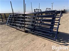 2022 MJE Livestock Equipment Wheel Corral Walk Through Panels 