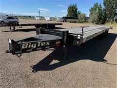 2019 BigTex 22PH 30' T/A Dual Wheel Pintle Flatbed Trailer 