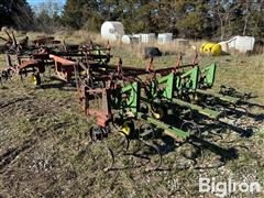 International / John Deere Front Mount 8 Row Cultivator 