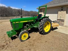 1985 John Deere 850 2WD Tractor & 3-Pt Shredder/Mower 