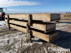 Wooden Feed Bunks 