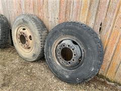 Mounted 10.00R20 Truck Tires 