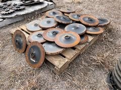 John Deere Cast Iron Closing Wheels 