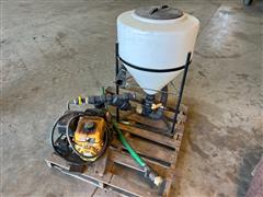Ace Roto-Mold Induction Tank W/Maxx 6 HP Engine & Pacer Pump 