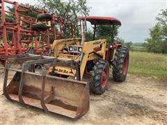 1980 International 884 MFWD Tractor W/DU-AL Loader 