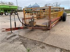 Hampton S/A Hydraulic Lift Livestock Trailer 