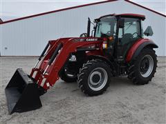 2017 Case IH Farmall 65C MFWD Tractor W/Loader 