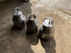 Stainless Steel Milking Pails 