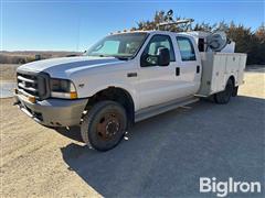 2004 Ford F450 2WD Crew Cab Service Truck 