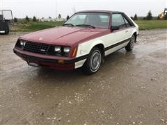 1981 Ford Mustang Hatchback 2 Door Car With T-Tops 