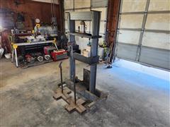 20-Ton Hydraulic Press W/Adjustable Extension Stands 