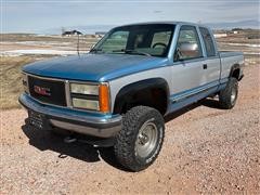 1993 GMC 2500 Sierra SLE 4x4 Extended Cab Short Box Pickup 