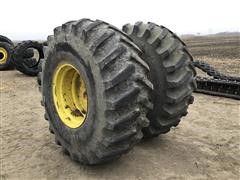 Firestone 23.1-26 Tires W/Rims 