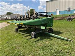 John Deere 643 Corn Head W/Reel & Header Trailer 