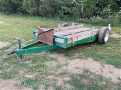 Shop Built S/A Flatbed Trailer 