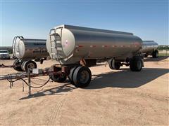 1976 Merritt 5,300-Gal 3-Compartment Fuel Tanker Pup Trailer 