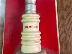 Champion Spark Plug Advertising Sign 