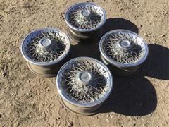 1975 Chevrolet El Camino Wire Wheel Covers & Steel Rims 