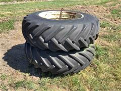 Goodyear 18.4-34 Tire & Rim Duals 