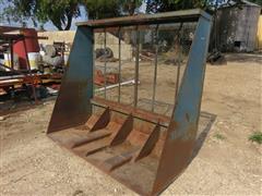 7’ High Back Telehandler Or Forklift Bucket 