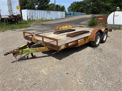 2004 Bohnert Welding T/A Flatbed Trailer W/Dovetail 