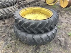 Firestone 11/38 Farm Tires On John Deere Rims 